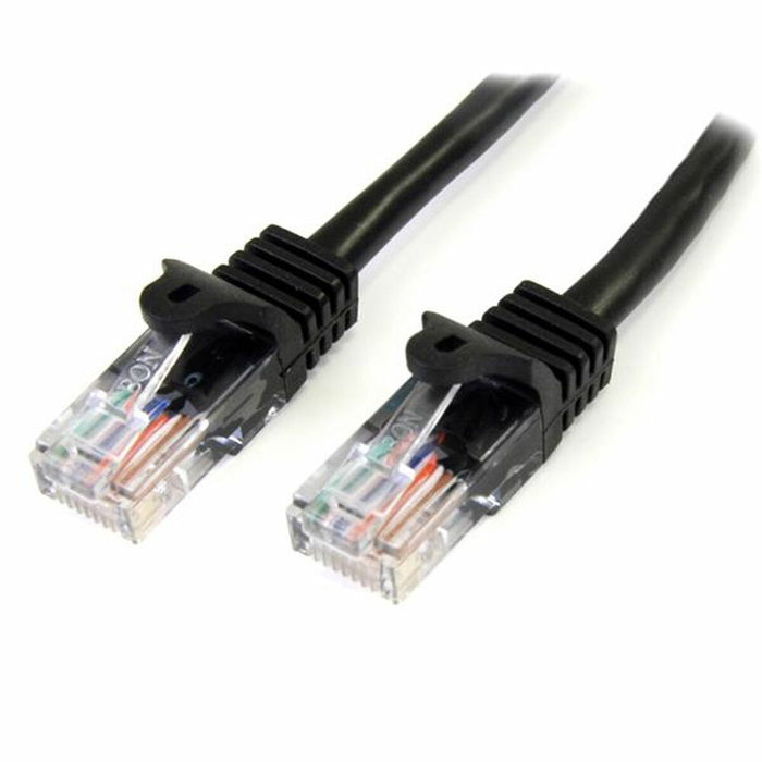 Startech Cable de red Cat5e U/UTP 1m Negro RJ45 Snagless Startech Cable de red Cat5e U/UTP 1m Negro RJ45 Snagless
