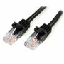 Startech Cable de red Cat5e U/UTP 1m Negro RJ45 Snagless