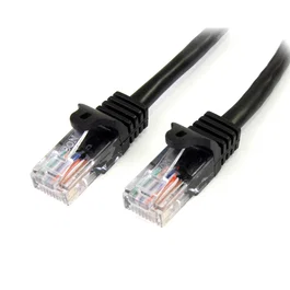StarTech.com Cable de red Ethernet Cat5e RJ45 1m Negro Snagless | Patch Fast Ethernet 10/100Base-T 350 MHz AWG 24 U/UTP | Referencia: StarTech.com Limited