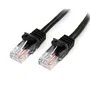 Startech Cable de red Cat5e U/UTP 1m Negro RJ45 Snagless