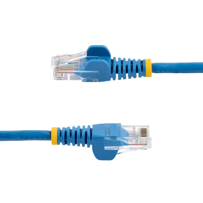 Startech Cable de Red Ethernet CAT5e RJ45 1m Azul UTP Snagless, 1 Gbps, PoE hasta 100W, Compatible Gigabit Ethernet
