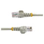 StarTech.com Cable de red Cat5e RJ45 2m Gris Snagless