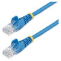 StarTech.com Cable de Red Ethernet CAT5e 3m Azul Snagless U/UTP RJ45 Macho - 24 AWG, 100 Mbps, PoE, RoHS, 1 pieza (Referencia: Fast Ethernet Cat5e Cable Patch)