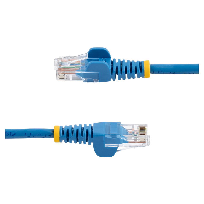 StarTech.com Cable de Red Ethernet CAT5e 3m Azul Snagless U/UTP RJ45 Macho - 24 AWG, 100 Mbps, PoE, RoHS, 1 pieza (Referencia: Fast Ethernet Cat5e Cable Patch)