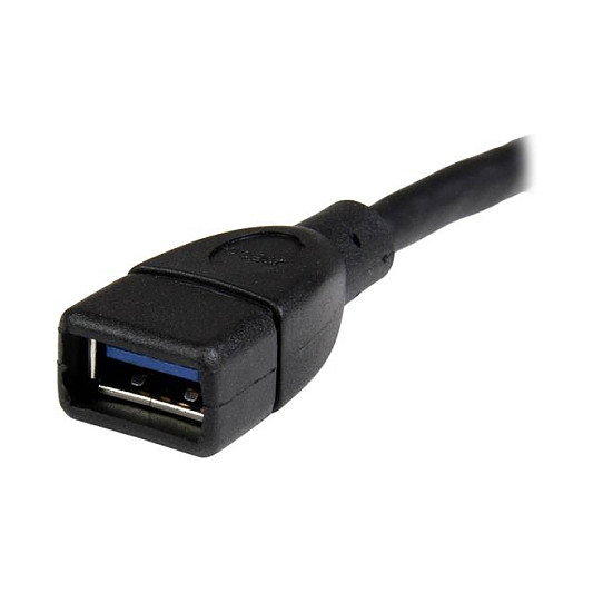 StarTech.com Cable Extensor USB 3.0 SuperSpeed 5 Gbit/s de 15cm, USB A Macho a USB A Hembra, Negro StarTech.com Cable Extensor USB 3.0 SuperSpeed 5 Gbit/s de 15cm, USB A Macho a USB A Hembra, Negro