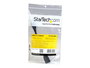 StarTech Cable Extensor USB 3.0 de 15 cm USB A Macho a Hembra, 24/28 AWG, Chapado en Níquel, Negro