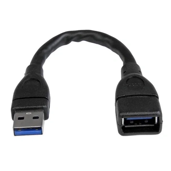 StarTech.com Cable Extensor USB 3.2 Gen 1 de 15 cm Negro USB-A Macho a Hembra StarTech.com Cable Extensor USB 3.2 Gen 1 de 15 cm Negro USB-A Macho a Hembra