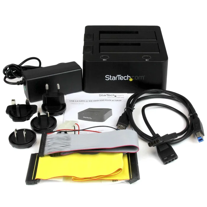 StarTech Docking Station USB 3.0 con UASP para Discos Duros SATA/IDE 2.5/3.5 Pulgadas