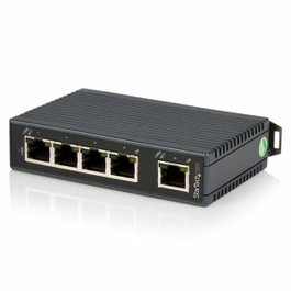 Startech IES5102 Switch Industrial Fast Ethernet de 5 Puertos RJ45 Negro