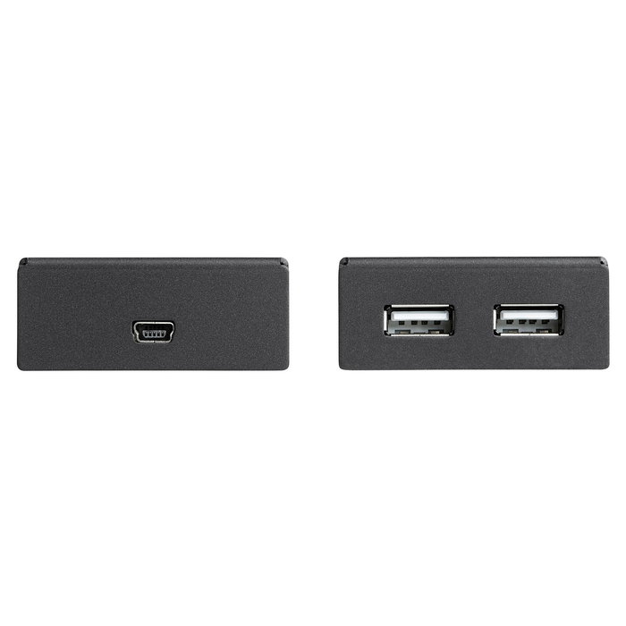 StarTech.com Extensor USB 2.0 de 4 Puertos por Cable Ethernet Cat5/Cat6 - 50 Metros - Hub USB Remoto - Negro - REF: 4-Port USB 2.0-Over-Cat5-or-Cat6 Extender