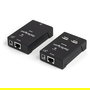 StarTech Extensor USB 2.0 de 4 Puertos por Cable Cat5/Cat6 hasta 50 Metros - 165ft - Transmisor y Receptor, Negro