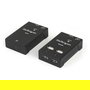 StarTech Extensor USB 2.0 de 4 Puertos por Cable Cat5/Cat6 hasta 50 Metros - 165ft - Transmisor y Receptor, Negro