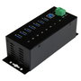 StarTech.com Hub USB 3.0 Industrial de 7 Puertos Negro