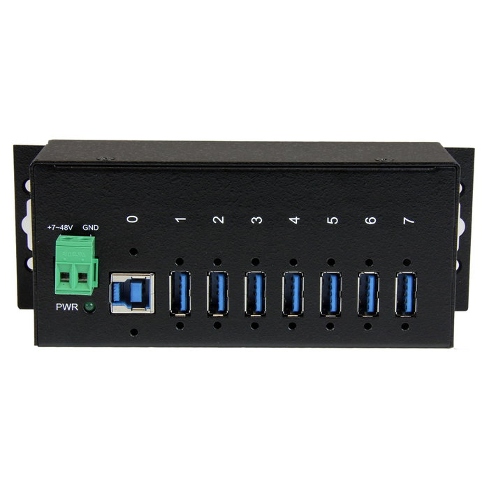 StarTech.com Hub USB 3.0 Industrial de 7 Puertos Negro StarTech.com Hub USB 3.0 Industrial de 7 Puertos Negro