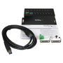 StarTech.com Hub USB 3.0 Industrial de 7 Puertos Negro