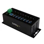StarTech.com Hub USB 3.0 Industrial de 7 Puertos Negro