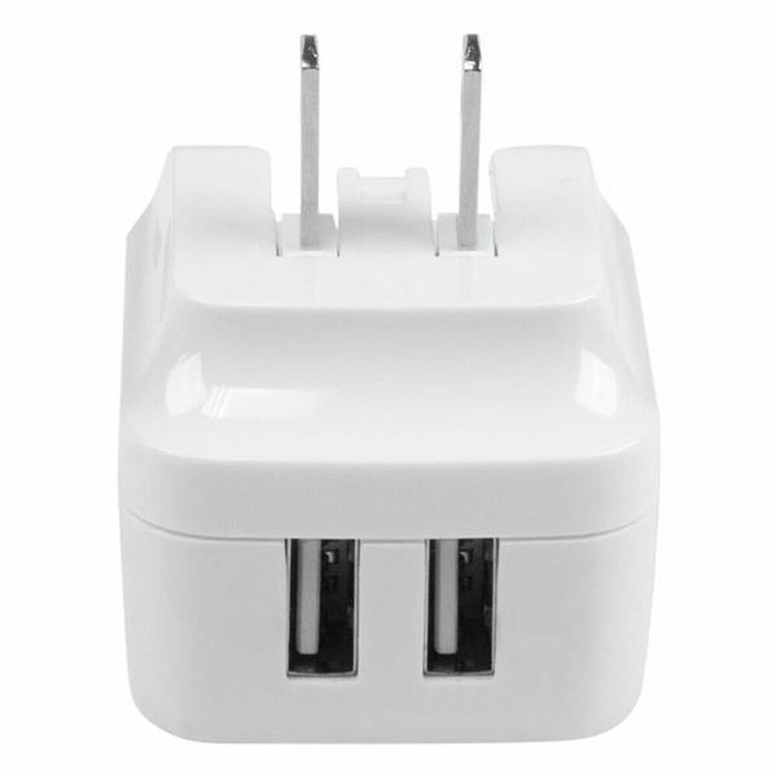 StarTech.com Cargador de Pared USB de 2 Puertos 17W Blanco StarTech.com Cargador de Pared USB de 2 Puertos 17W Blanco