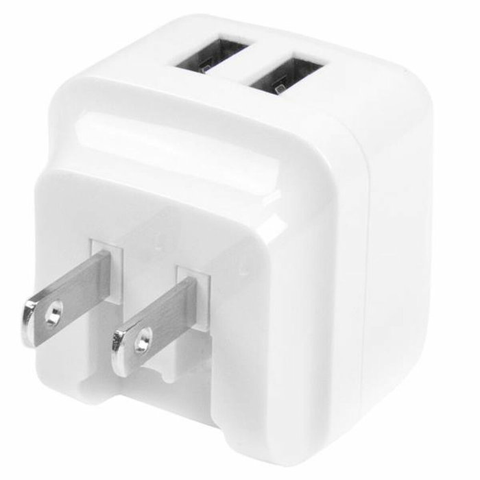 StarTech.com Cargador de Pared USB de 2 Puertos 17W Blanco StarTech.com Cargador de Pared USB de 2 Puertos 17W Blanco
