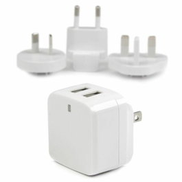 StarTech Cargador de Pared USB 2 Puertos 17 W Blanco USB2PACWH