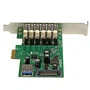 StarTech Adaptador de 7 puertos PCI Express USB 3.2 Gen 1 con alimentación SATA
