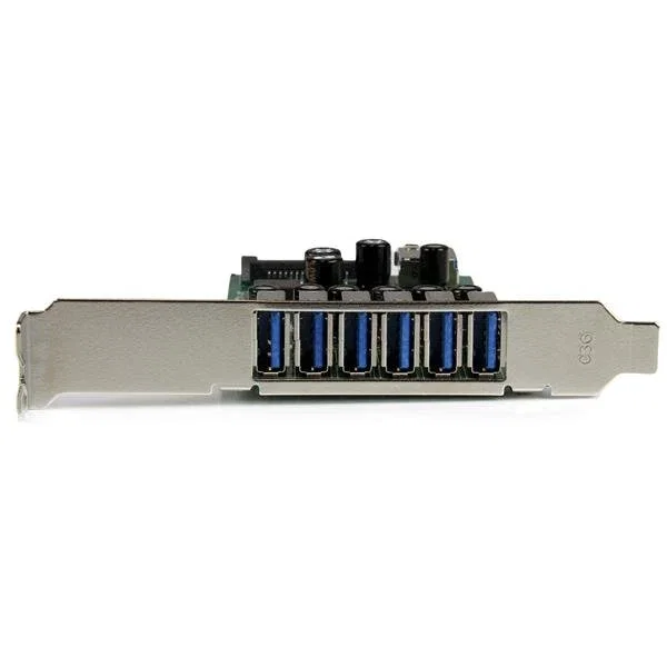 StarTech Adaptador de 7 puertos PCI Express USB 3.2 Gen 1 con alimentación SATA StarTech Adaptador de 7 puertos PCI Express USB 3.2 Gen 1 con alimentación SATA
