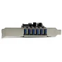 StarTech Adaptador de 7 puertos PCI Express USB 3.2 Gen 1 con alimentación SATA