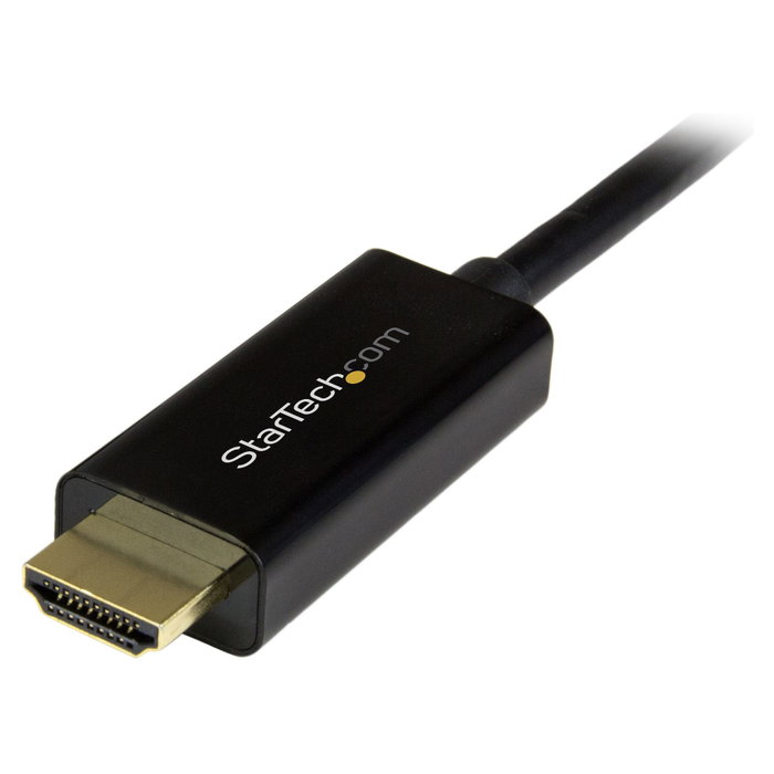 StarTech Cable Conversor DisplayPort a HDMI 2m 4K Negro