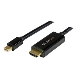 StarTech.com Cable Adaptador Mini DisplayPort a HDMI - 4K Ultra HD - Longitud 1 metro - Negro - Compatible con HDCP