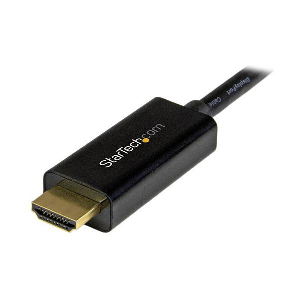 StarTech.com Cable Conversor Mini DisplayPort a HDMI de 2m, Ultra HD 4K, Negro