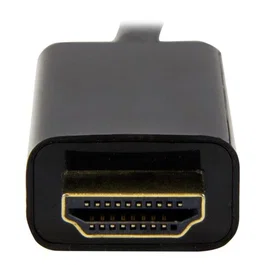 StarTech.com MDP2HDMM2MB Cable Adaptador Mini DisplayPort a HDMI 2 metros - 4K Ultra HD 30Hz - Negro - Compatible con Surface, MacBook, Thunderbolt