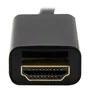 StarTech.com MDP2HDMM2MB Cable Adaptador Mini DisplayPort a HDMI 2 metros - 4K Ultra HD 30Hz - Negro - Compatible con Surface, MacBook, Thunderbolt