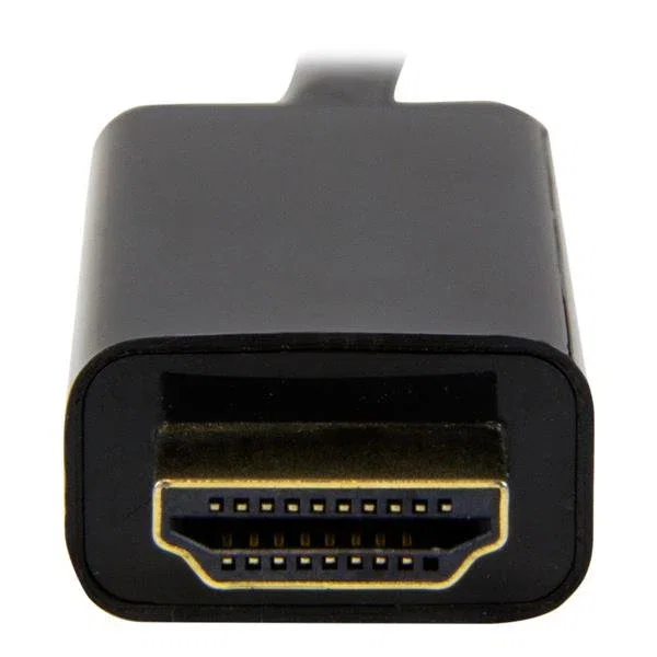StarTech.com MDP2HDMM2MB Cable Adaptador Mini DisplayPort a HDMI 2 metros - 4K Ultra HD 30Hz - Negro - Compatible con Surface, MacBook, Thunderbolt
