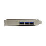 StarTech PEXUSB3S42 Tarjeta de Expansión con 4 Puertos USB 3.2 Gen 1