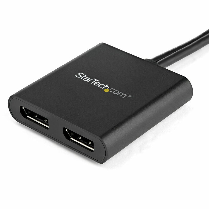 Splitter DisplayPort Startech MSTDP122DP Negro 4K Ultra HD Splitter DisplayPort Startech MSTDP122DP Negro 4K Ultra HD