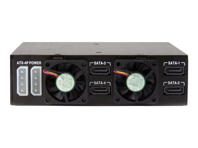 Rack Startech SATSASBP425 Negro Portátil 2,5"