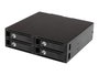 Rack Startech SATSASBP425 Negro Portátil 2,5"