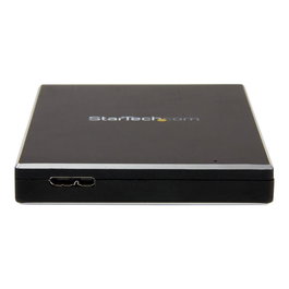 StarTech Carcasa Externa Disco Duro/SSD 2.5" USB 3.1 Gen 2 (10Gbps) SATA III con UASP, Aluminio Negro - S251BMU313