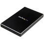 StarTech Carcasa Externa Disco Duro/SSD 2.5" USB 3.1 Gen 2 (10Gbps) SATA III con UASP, Aluminio Negro - S251BMU313