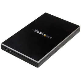 StarTech.com Caja Externa USB 3.1 Gen 2 para Disco Duro SSD SATA III 2.5 Pulgadas 10Gbps Negro