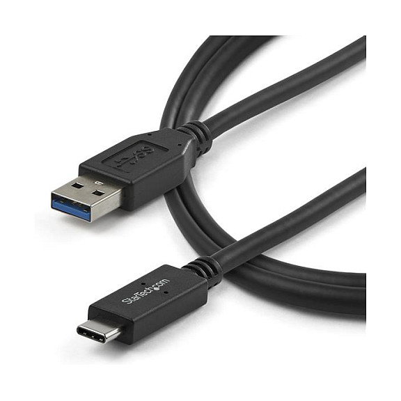 StarTech.com Cable USB-A a USB-C de 1 m, 10 Gbps, Negro