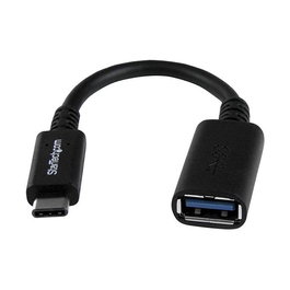 Cable USB A a USB C Startech USB31CAADP Negro