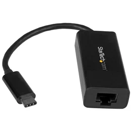 StarTech.com Adaptador de Red Ethernet Gigabit USB-C, Externo USB 3.0 a RJ45, USB Tipo C a Ethernet, Negro