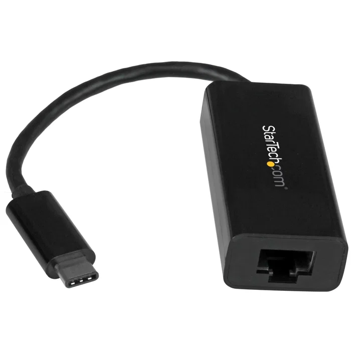 StarTech.com Adaptador de Red Ethernet Gigabit USB-C, Externo USB 3.0 a RJ45, USB Tipo C a Ethernet, Negro StarTech.com Adaptador de Red Ethernet Gigabit USB-C, Externo USB 3.0 a RJ45, USB Tipo C a Ethernet, Negro