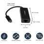 StarTech.com Adaptador de red USB-C a Gigabit Ethernet RJ45 US1GC30B Negro