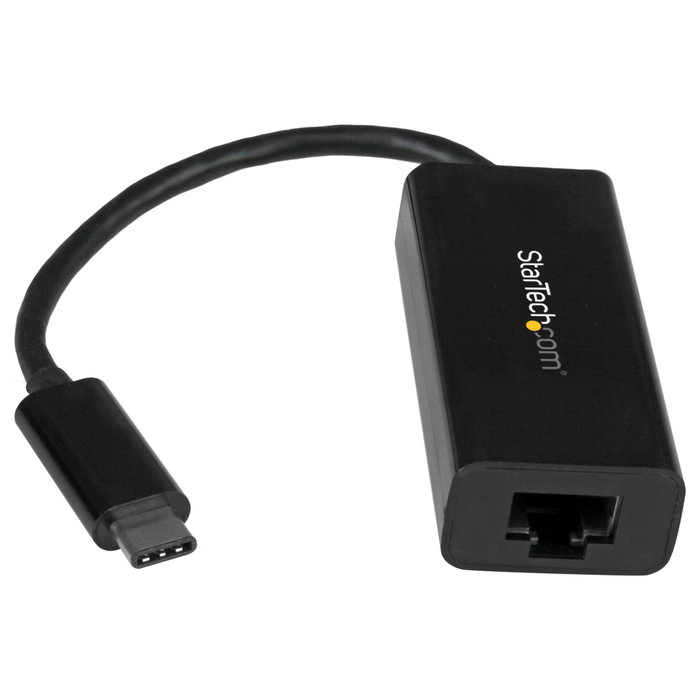 StarTech.com Adaptador de red USB-C a Gigabit Ethernet RJ45 US1GC30B Negro StarTech.com Adaptador de red USB-C a Gigabit Ethernet RJ45 US1GC30B Negro