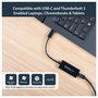 StarTech.com Adaptador de red USB-C a Gigabit Ethernet RJ45 US1GC30B Negro