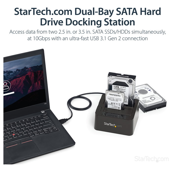 Base Startech SDOCK2U313 Disco Duro