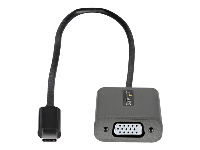 Adaptador USB C a VGA Startech CDP2VGA Negro