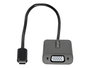 Adaptador USB C a VGA Startech CDP2VGA Negro