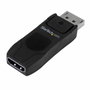 StarTech Adaptador DisplayPort a HDMI 4K DP2HD4KADAP Negro